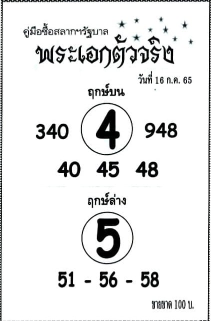 เลขดี หวยพระเอกตัวจริง