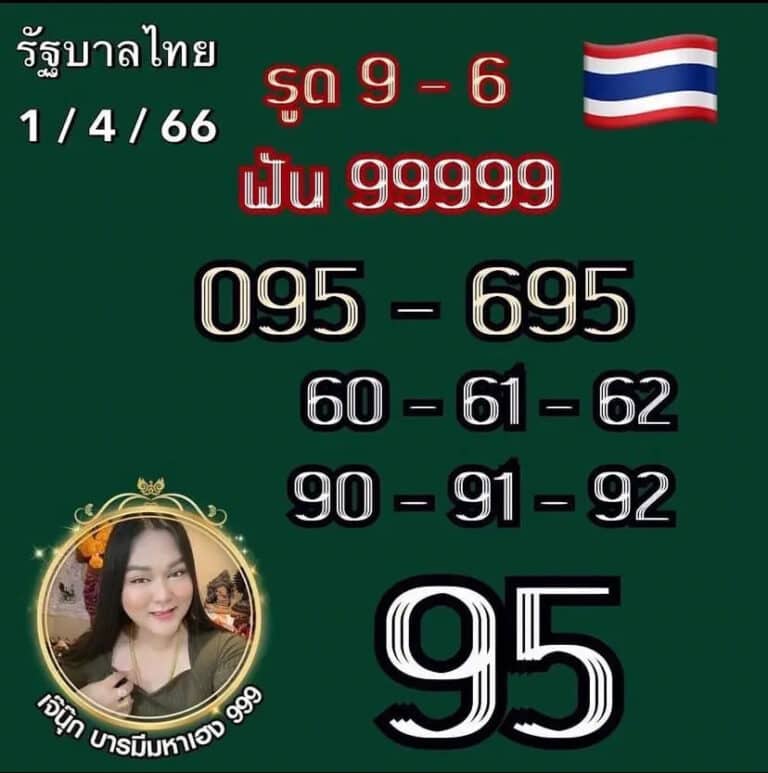 หวยเจ๊นุ๊ก 1-4-66