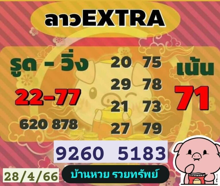 หวยลาวงวดนี้ 28-04-66