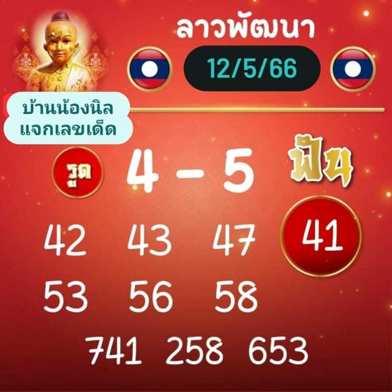 หวยลาวงวดนี้ 12-05-66