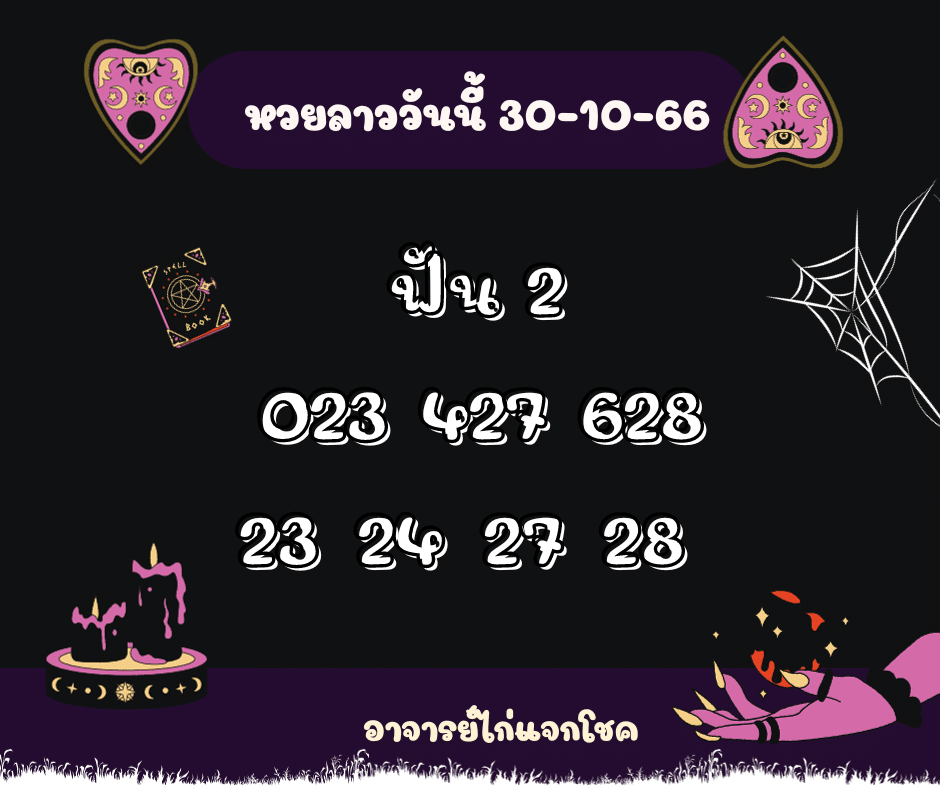 หวยลาววันนี้ 30-10-66