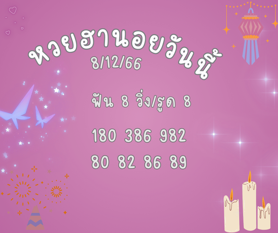 หวยฮานอยวันนี้ 8-12-66